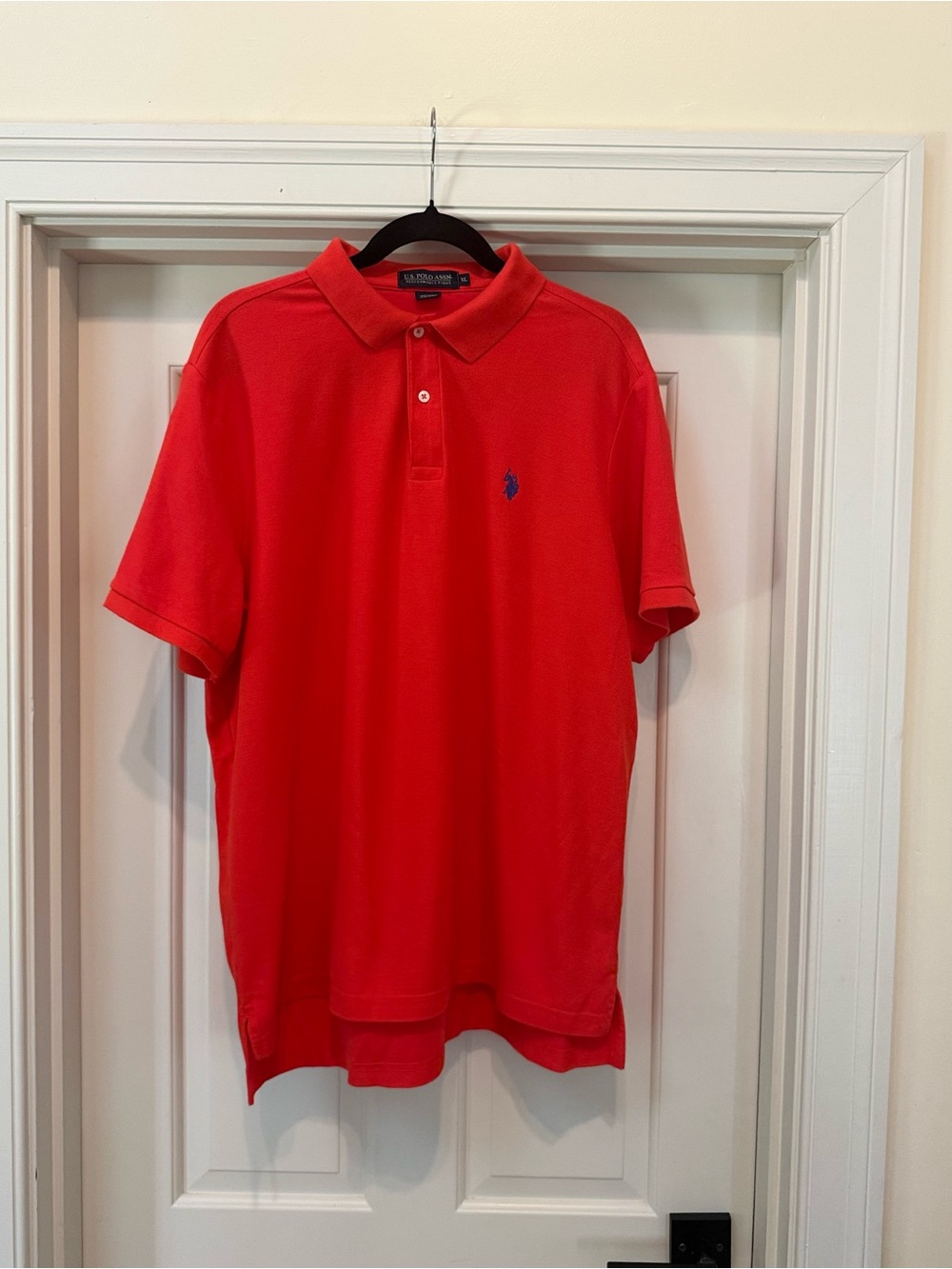 U.S. Polo Assn. Red Short-Sleeve Polo - Size XL